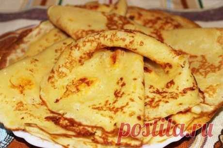 Мандариновые блинчики с ароматом зимы — Домашняя кулинария