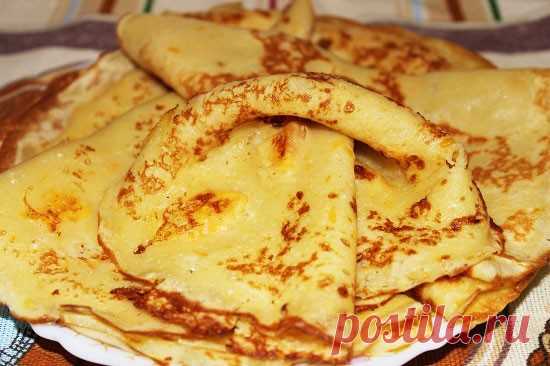 Мандариновые блинчики с ароматом зимы — Домашняя кулинария