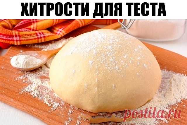 Век живи, век учись. Хитрости для теста! 1. Всегда добавляйте в тесто разведенный картофельный крахмал – булки и пироги будут пышными и мягкими даже на следующий день. Главное условие вкусных пирогов — пышное, хорошо взошедшее тесто: муку для теста необходимо просеять: из нее удаляются посторонние примеси, и она обогащается кислородом воздуха 2. В любое тесто (кроме пельменного, слоеного, заварного, песочного), то есть …