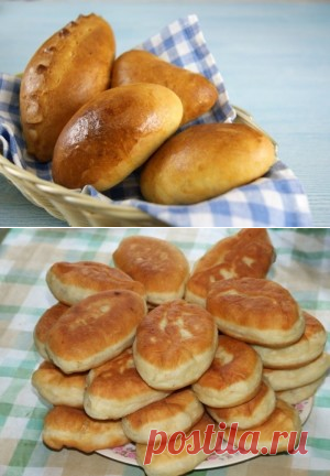 Пирожки на кефире - рецепт приготовления вкусных пирожков в духовке