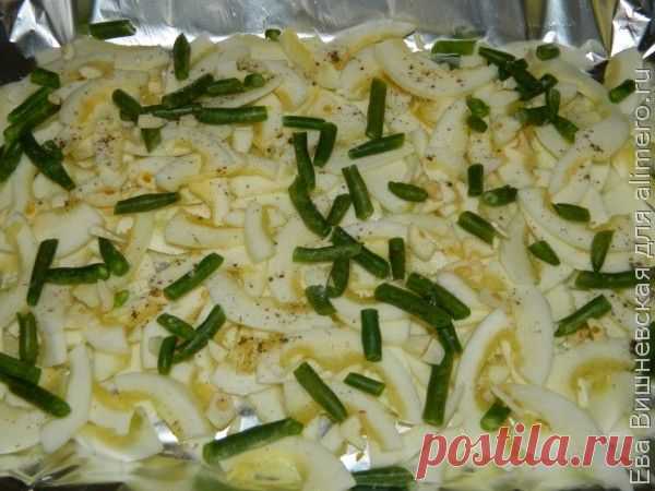Куриные голени на овощах