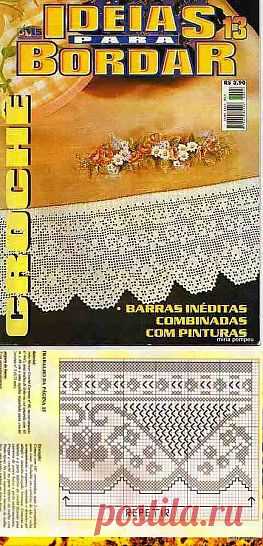 IDÉIAS PARA BORDAR CROCHÊ.