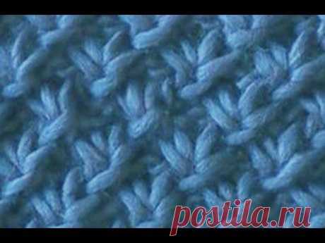 Flat Knot or Star Stitch Scarf - YouTube
