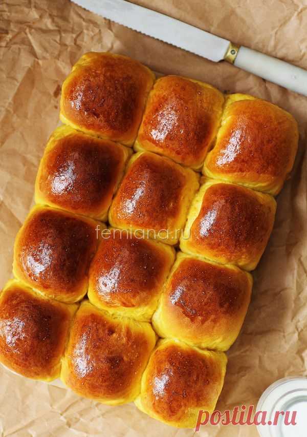 Рецепт самых вкусных, пышных и воздушных тыквенных булочек на сгущенке | FEMIANA