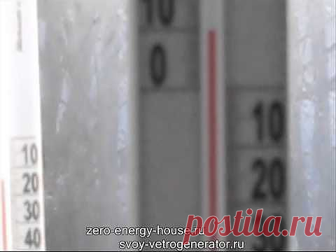 Дом с низкими тепло потерями. | Zero Energy House
