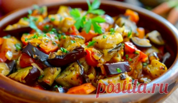 Соте из баклажанов