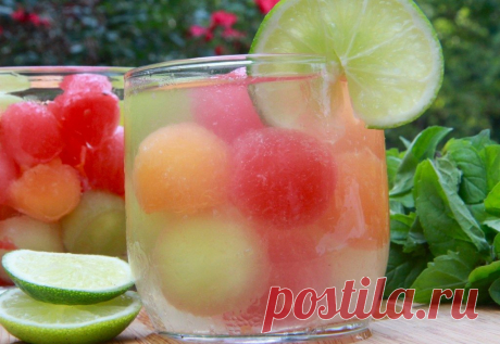 Melon Ball Punch Recipe (Virgin White Sangria) | Divas Can Cook