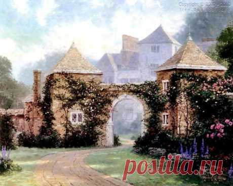 живопись Thomas Kinkade - 69 фото. Фотографии Валентин Иванов.