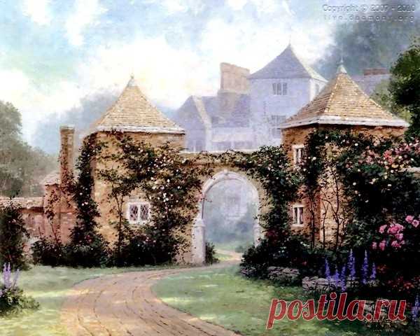 живопись Thomas Kinkade - 69 фото. Фотографии Валентин Иванов.
