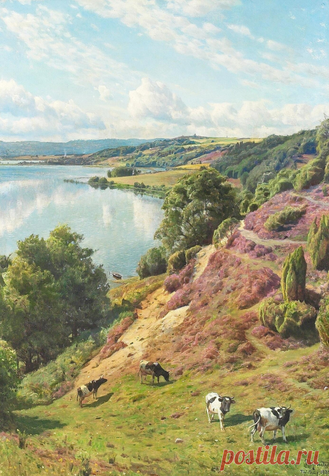 Художник Петер Мёрк Мёнстед (Peder Mørk Mønsted, 1859-1941).
