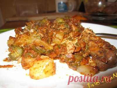 Азу из курицы