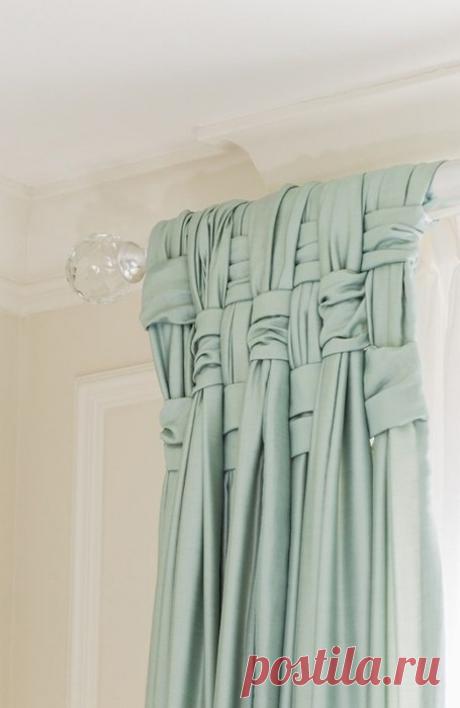 Способы красиво развесить шторы
