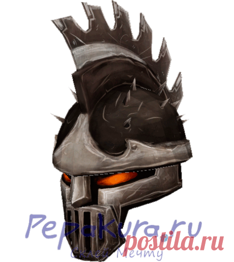 Шлем Боссанова из бумаги | Bossanova helmet pdo template | Pepakura