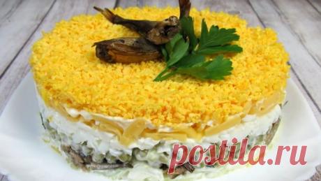 Праздничный салат со шпротами «Берта»! Потрясающий Вкус! 👍🎄