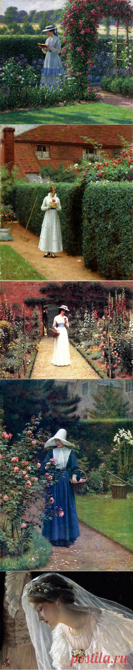 Романтическая живопись Эдмунда Блэра Лейтона: потайная калитка в зачарованный сад | ГалопомПоЕвропам | Яндекс Дзен