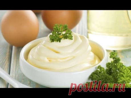 Самый вкусный домашний майонез за 2 минуты! Рецепт Майонеза