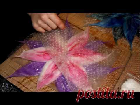 Валяние из шерсти. Видео.