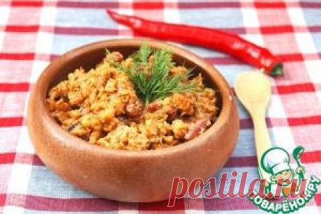 Перловая каша с фасолью и говядиной по Закарпатски в мультиварке - кулинарный рецепт