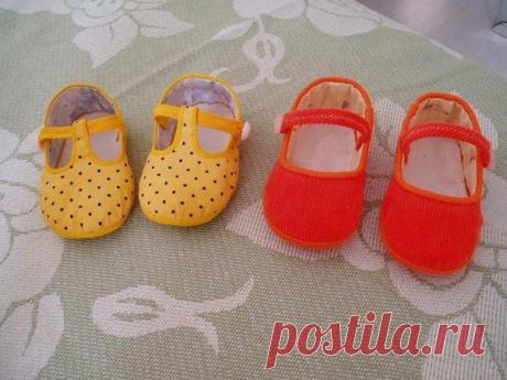 Шьем тапочки пинетки | Сделай сам!