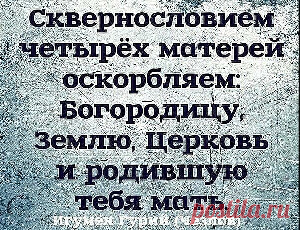 Мат - это антимолитва. Это язык бесов и молитва им.