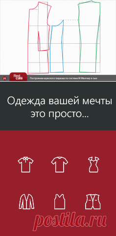 RedCafe | Построение мужского пиджака и рукава к мужскому пиджаку по системе М.Мюллер и сын