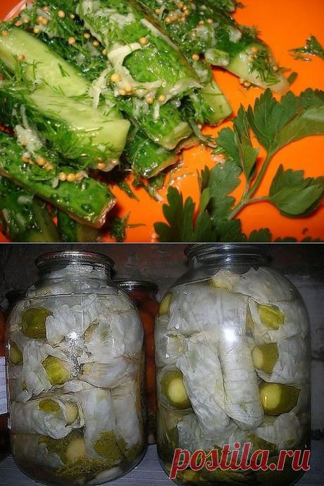 РЕЦЕПТЫ &quot;НА БИС&quot;. 9 суперских рецептов огурцов. .