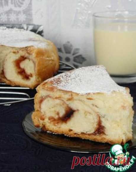 Улитка с джемом и шоколадом в мультиварке - кулинарный рецепт
