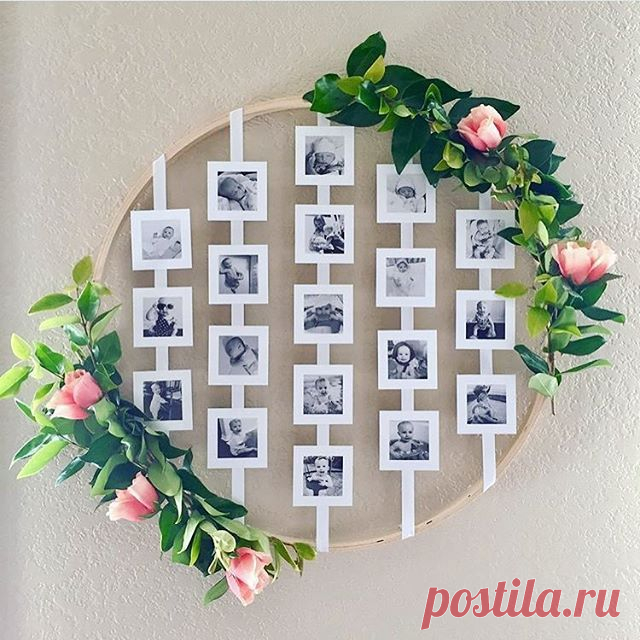 You guys are so creative! We love all the different ways you're displayin your #PersnicketyPrints  @malloryr2 created this display of her daughters first year using our 3x3 thick bordered #instagramprints (formally the 2x2) thanks for inspiring us @malloryr2! #printyourfeed #priceless