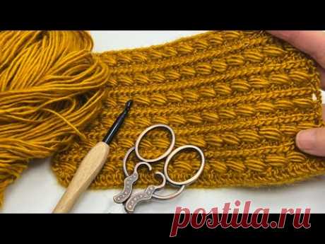 Very easy crochet models for beginners (scarf, beret, baby blanket, bag, cardigan, vest)