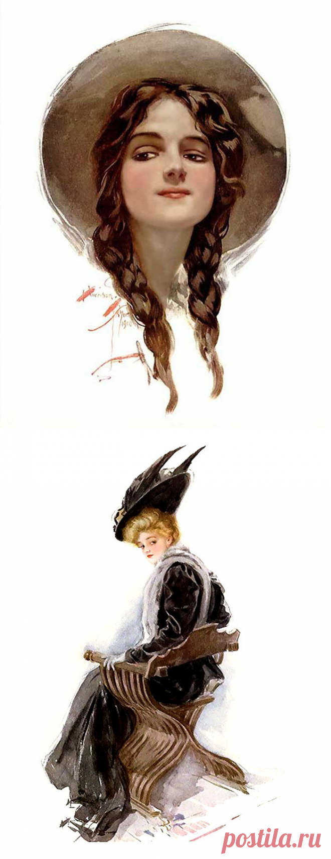 ВСЁ ДЕЛО В ШЛЯПЕ: Женщины в картинах известных художников | Калейдоскоп новостей | Яндекс Дзен
