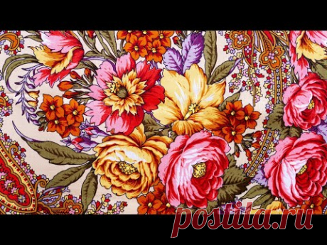 Павловопосадские шали Премьера,новинка, культовые и старинные шедевры🥰🥰🥰