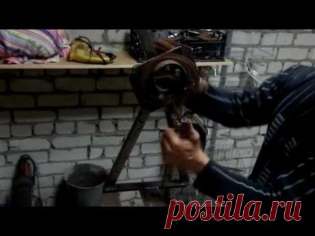 Простой станок для холодной ковки (балясины,завитки,кольца) быстро,простенько из подручных материалов!