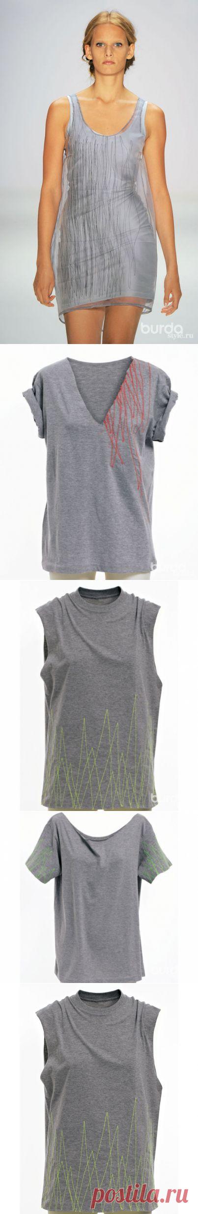 Декоративная отстрочка от-кутюр / BurdaStyle: мастер-классы