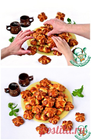 Булочки с творожно-манным кремом - кулинарный рецепт