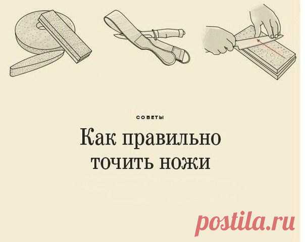 Как правильно точить нож | Хитрости Жизни
