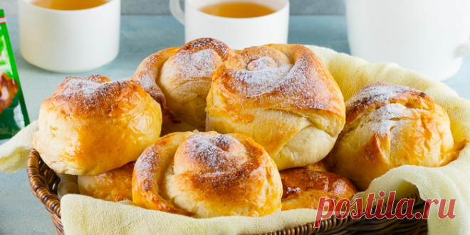 ТВОРОЖНЫЕ БУЛОЧКИ С ДЖЕМОМ