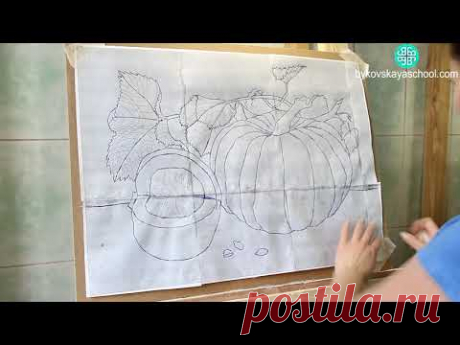 Ч 6 из 20 Курс для начинающих по барельефу. Перенос эскиза.