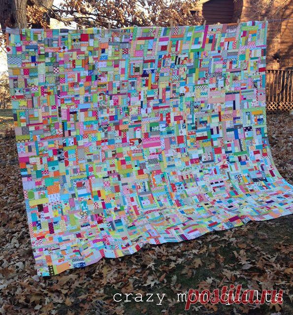 ....... Q U I L T + ........: Моя новая затея - "Лоскутный вихрь" по-русски