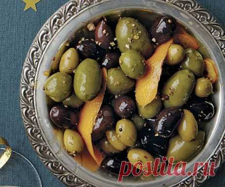 Закуска из карамелизованных оливок