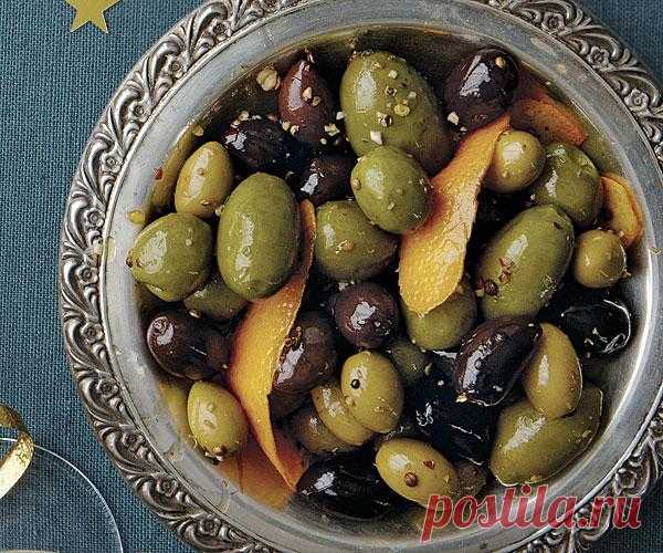 Закуска из карамелизованных оливок