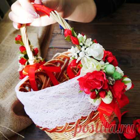 DIY МК Украшение на пасхальную корзину / Пасхальный декор