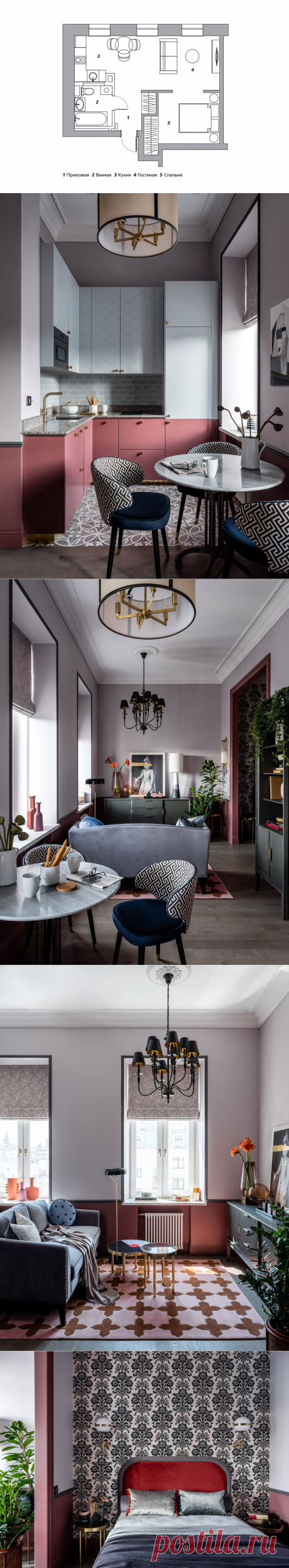 ­Квартира в ре­конструированном доходном доме, 37 м² | AD Magazine