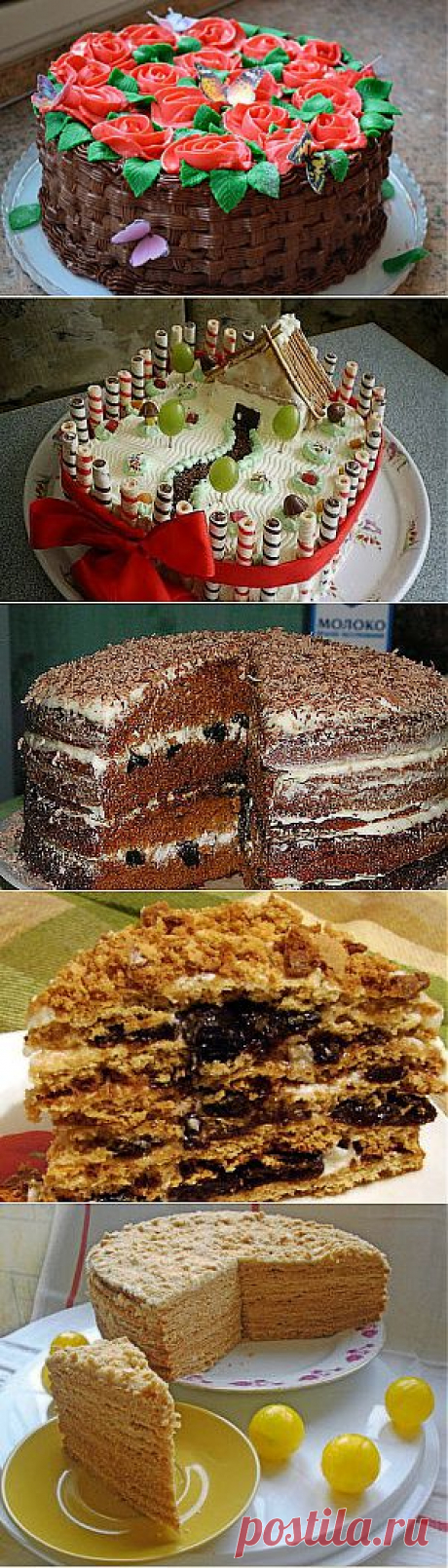 Медовый торт - Вкусные рецепты