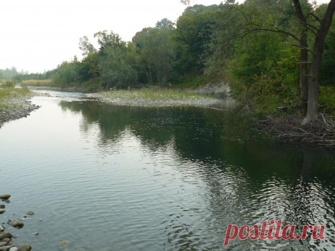 р. Пистынька с. Нижний - Вербиж .Речка детства моего.
