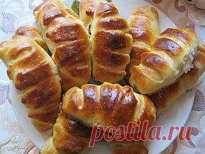 Булочки с шоколадным кремом