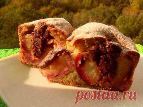Яблоки с шоколадом
