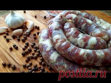 ДОМАШНЯЯ КОЛБАСА С ЧЕСНОКОМ