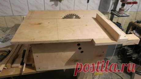 Стол для циркулярной пилы. #DIY_Идеи