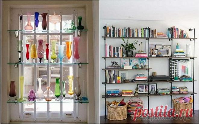 20 оригинальных и удобных полок для дома