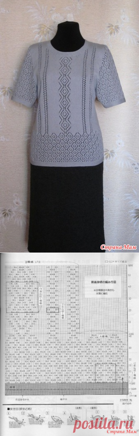 Жемчужная кофточка - Вязание - Страна Мам